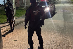 PCPR apreende adolescente investigado por atear fogo em homem em Piraquara