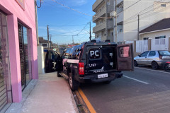 PCPR prende homem por tráfico de drogas, posse irregular de arma de fogo e ameaça contra a mulher em Carambeí