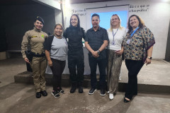 PCPR realiza palestra sobre violência doméstica e familiar contra mulher em escola de Foz do Iguaçu 