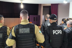 Com o apoio de outras forças, PCPR prende 14 pessoas durante operação deflagrada em Francisco Beltrão 