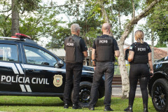 PCPR divulga foto de homem foragido pelo crime de furto de câmeras de monitoramento em Dois Vizinhos