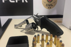 PCPR prende homem por posse ilegal de arma de fogo em Foz do Iguaçu