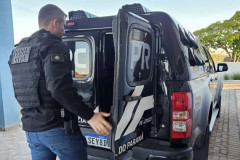 PCPR e PMPR prendem homem suspeito de estupro de vulnerável e violência doméstica em Congonhinhas 