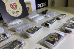 PCPR e GCM prendem homem em flagrante e apreendem 3 quilos de haxixe em Ponta Grossa