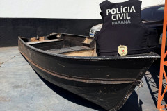 PCPR prende homem e recupera embarcação furtada em Terra Rica 