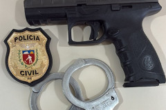 PCPR prende homem pelo crime de roubo em Piraí do Sul