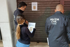 PCPR fecha ponto de vendas de uma ótica em Curitiba