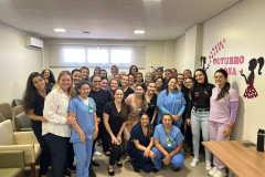 PCPR realiza palestra sobre prevenção à violência e promoção da saúde da mulher no Outubro Rosa