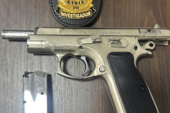 PCPR concluí inquérito que investiga caso de disparos de arma de fogo em Campo Mourão