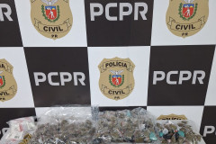 PCPR prende seis pessoas e apreende mais de 1,6 quilos de drogas em Almirante Tamandaré