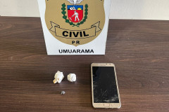 PCPR prende homem em flagrante por tráfico de drogas em Umuarama