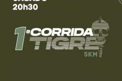 Faltam dois dias para a 1ª Corrida Tigre da PCPR: confira percurso e retirada de kits