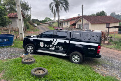 PCPR apreende armas de fogo em Teixeira Soares