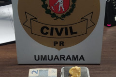 PCPR prende homem em flagrante por tráfico de drogas em Umuarama