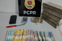 PCPR prende mulher e apreende adolescente por tráfico de drogas em São Mateus do Sul