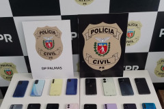 PCPR restitui dezessete celulares roubados e furtados em Palmas