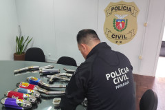 PCPR deflagra operação contra um crime empresarial e prende um homem em flagrante no Alto Boqueirão