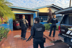 PCPR e PMPR prendem duas pessoas em operação deflagrada contra o tráfico de drogas em Palotina