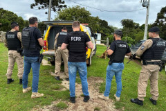 PCPR e PMPR prendem homem investigado por estupro de vulnerável e estupro em Castro 