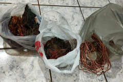 PCPR, PMPR e GCM prendem dois e apreendem mais de três quilos de fios de cobre em Ibiporã