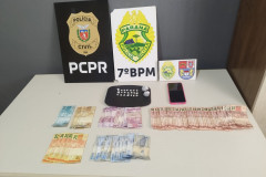 PCPR e PMPR prendem homem por tráfico de drogas em Rondon