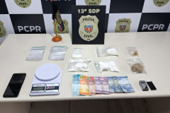 PCPR prende homem em flagrante por tráfico de drogas em Ponta Grossa