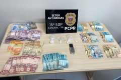PCPR e PMPR prendem casal por tráfico de drogas em Cascavel 