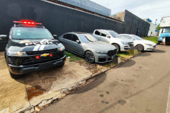 PCPR apreende três veículos durante ação contra estelionato em Umuarama 