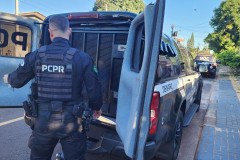 PCPR e PRF prendem sete em ação contra esquema de falsos veículos oficiais usados no transporte de drogas