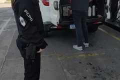 PCPR, ANP e Receita Federal fiscalizam postos de combustíveis em RMC