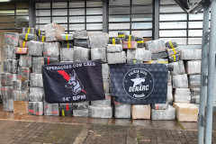 PCPR e PMPR apreendem mais de 4 toneladas de maconha em São Miguel do Iguaçu