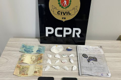 PCPR prende homem em flagrante por tráfico de drogas em Cidade Gaúcha 