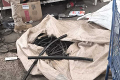 PCPRR apreende 200 quilos de cabos de energia e prende homem por receptação em Ponta Grossa