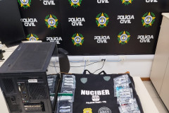 PCPR prende homem investigado por extorsão e invasão de dispositivo informático em Curitiba