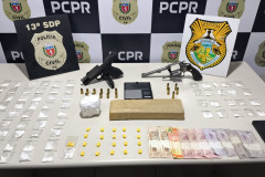 PCPR e GCM prendem cinco pessoas durante operação contra o tráfico de drogas e um caso de homicídio em Ponta Grossa