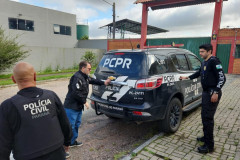 PCPR prende homem em flagrante por furto de energia e apreende veículo caracterizado com marca da concessionária em São José dos Pinhais