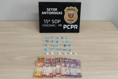 PCPR prende jovem em flagrante e apreende drogas durante ação em Cascavel