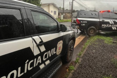 PCPR prende dois suspeitos de tentativa de homicídio na madrugada de natal em Dois Vizinhos