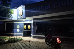 PCPR prende homem por furto e recupera motocicleta em Quedas do Iguaçu 