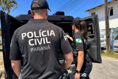 PCPR cumpre mandado e prende homem por não pagamento de pensão alimentícia durante Verão Maior Paraná