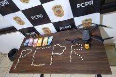 PCPR utiliza drone e prende homem em flagrante por tráfico de drogas em Guaratuba
