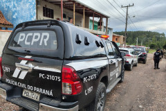PCPR, PCSC e PMSC deflagraram uma operação referente a um homicídio em Santa Catarina