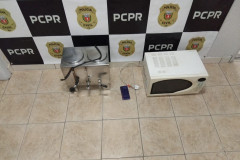 PCPR prende duas pessoas em flagrante por furto e receptação em Castro