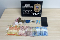PCPR prende mulher em flagrante por tráfico de drogas em Cascavel