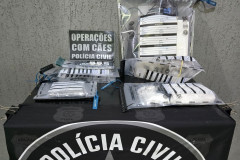 PCPR desarticula esquema de delivery de drogas e prende quatro pessoas em Santa Terezinha de Itaipu