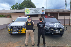 PCPR e PMPR prendem homem investigado por descumprimento de medidas protetivas e ameaça em Inácio Martins