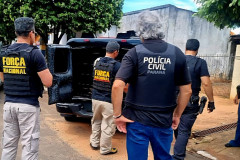 PCPR e Força Nacional prendem suspeito por furtos ocorridos em Icaraíma