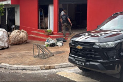 PCPR realiza fiscalização em dez estabelecimentos contra a receptação de cobre em Maringá