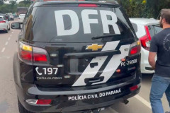 PCPR prende homem em flagrante por furto de fios de telefonia em Curitiba 