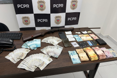 PCPR prende três pessoas após cumprimento de mandados de busca e apreensão em Matinhos